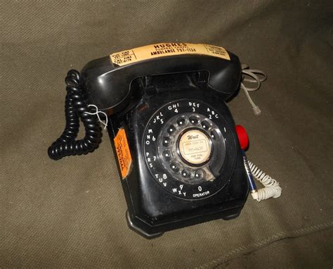 stromberg carlson rotary telephone metal box with handset|stromberg carlson model 1543.